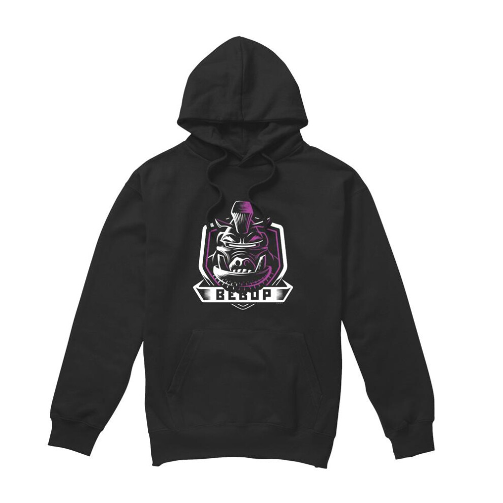 Teenage Mutant Ninja Turtles (M, Black) Mens Bebop Hoodie