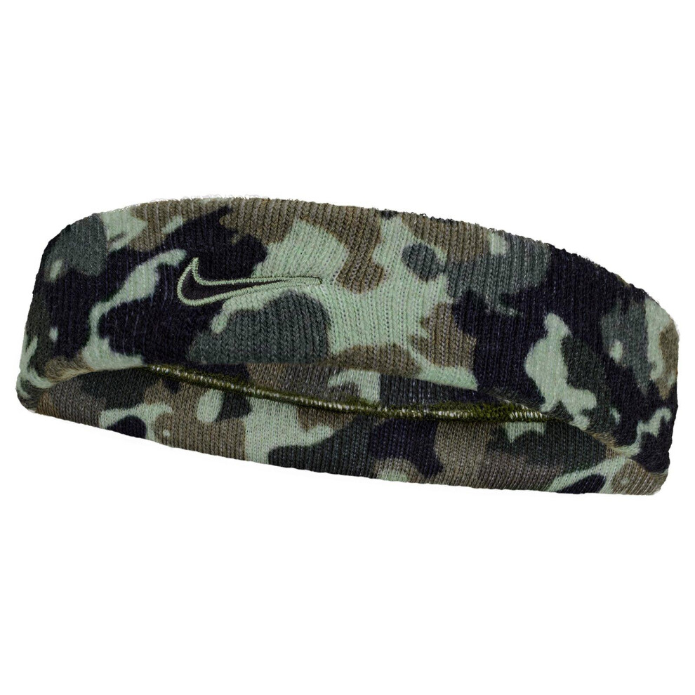 Nike Classic Swoosh Dri-Fit Camo Headband Black