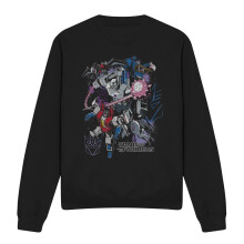 (S, Black) Transformers Unisex Adult Generations Decepticons Peace Through Tyranny Attack Sweatshirt