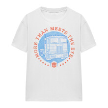 (S, White) Transformers Womens/Ladies Generations More Than Meets The Eye Optimus Prime Truck T-Shirt