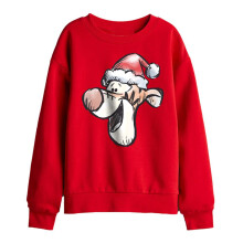 Disney Childrens/Kids Tigger Santa Hat Christmas Sweatshirt