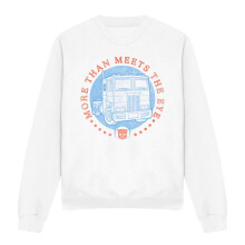 (S, White) Transformers Unisex Adult Generations More Than Meets The Eye Optimus Primal Truck Sweatshirt
