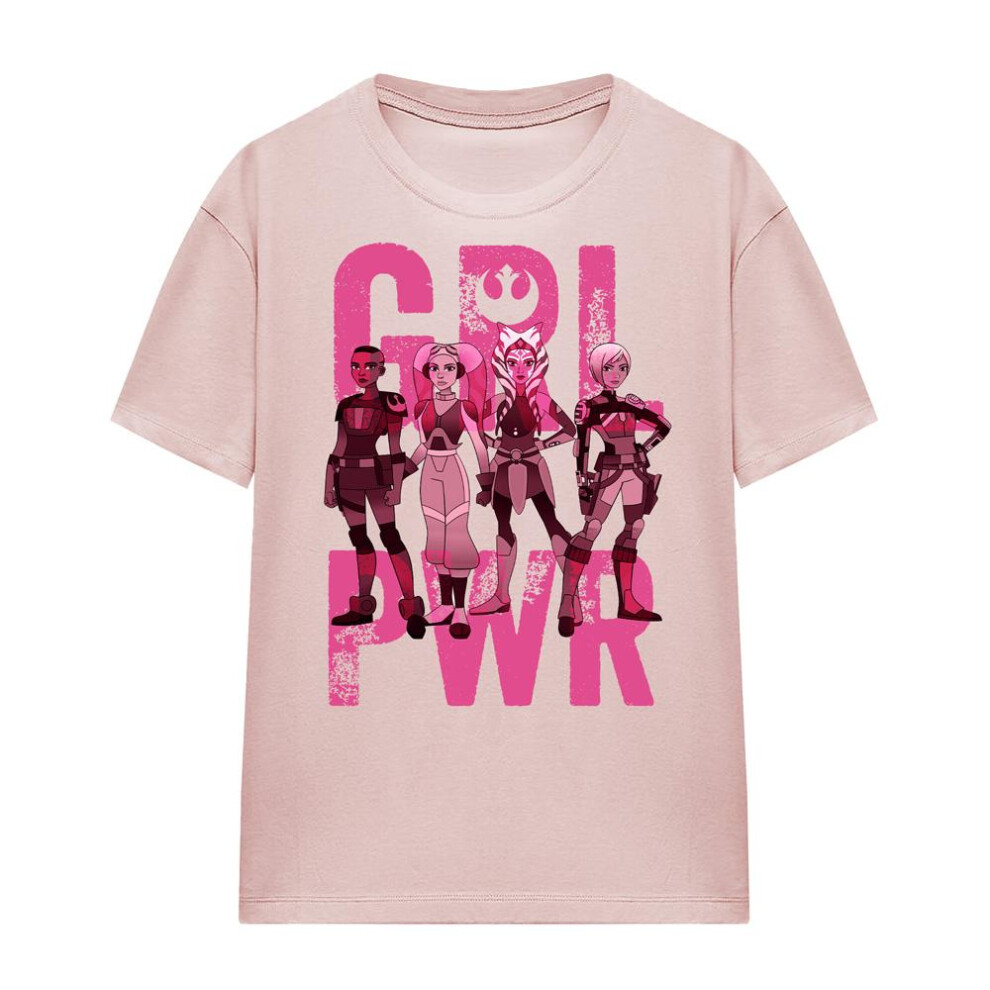 Star Wars (Xl, ) Womens/Ladies Ahsoka T-Shirt Pink