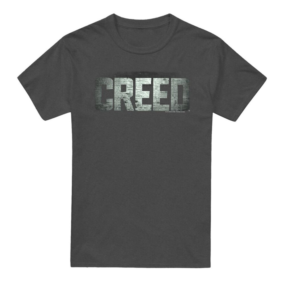 Creed (M, Charcoal) Unisex Adult Logo T-Shirt Multicoloured