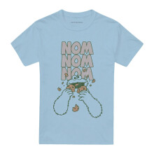 (M, Light Blue) Sesame Street Unisex Adult Nom Nom T-Shirt