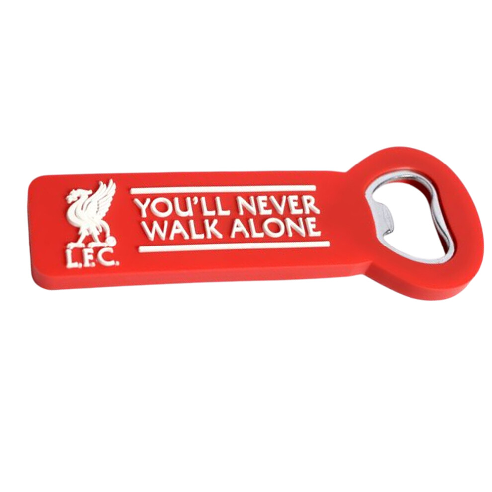 Liverpool Fc You'll Never Walk Alone Crest Bottle Opener Fridge Magnet