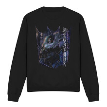 (XXL, Black) Transformers Unisex Adult Generations Villainous Megatron Comic Cover Sweatshirt