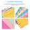 12 Budget Envelopes, Card Cash Envelope System, Save Money, Various Colors, Vertical Layout and Perforation 3