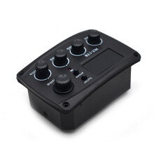 KLT-17B Acoustic Guitar EQ Preamp with Digital Procedding Tuner 3 Band EQ Equalizer with Tuner Guitar Pickup