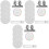 3Sets Silber Webrahmen Kit DIY Armband Machen 5