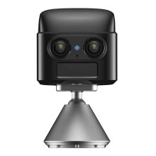 4K 4G-Kamera mit Doppelobjektiv, 6-Facher Zoom, 5 MP, Geringer Stromverbrauch, IR-Nachtsicht, Kamera mit Bewegungserkennung