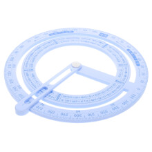 16Stk Multifunktionaler Winkelmesser Zeichnung Himmelblau