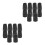 20Pcs Cane and Walking Stick Replacement Tips Durable PVC Black 4