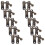 100Pcs Vintage Lock Buckle Decorative Hasp Latch Iron Box Hardware 1