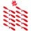 20Sets Red Plastic Toy Airplane Parts Lightweight Stem Activity 3