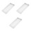 3Pcs White Emergency Exit Light Covers Durable Plastic for Home Use 6