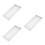 3Pcs White Emergency Exit Light Covers Durable Plastic for Home Use 9