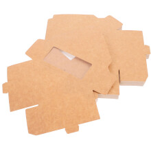 50Stück Transparente -Sandwich-Verpackungsboxen Dreieckig