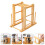 2Pcs Chocolate Wooden Cutter Storage Rack Practical Kitchen Organizer 9