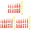3Sets Vielseitiges Dichtstoff Set, Rotes Finish 4