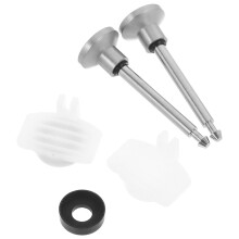 8Ensembles Kit Douche Valve Déviateur Métal Argent