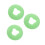 3Pièces Appui-Nuque Silicone Vert Coussin Design En U 7