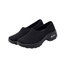 1Paire Sneakers Femme Aérée Semelle Épaisse