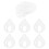 60Pièces Rangement Fils Couture Transparent Compact 3