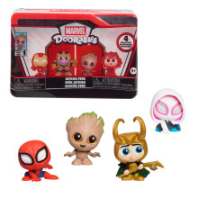 Marvel Doorables Acción Peek Serie 1, Figuras de Juguete Coleccionables, Niños y Niñas a Partir de 5 Años
