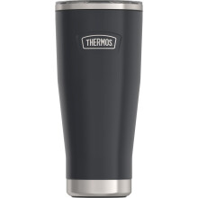 THERMOS ICON SERIE, RVS Tumbler met Slide Lock, 18 Ounce, Graniet