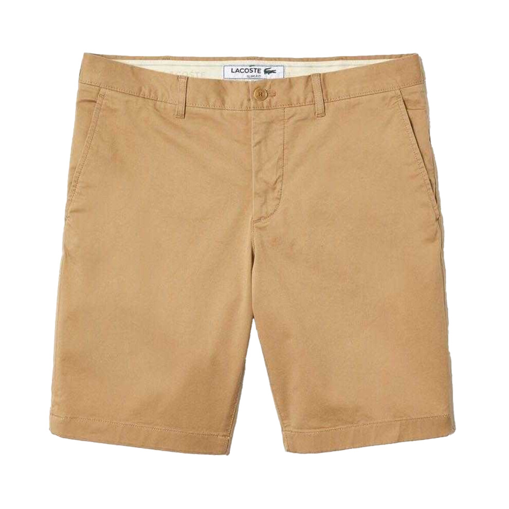 Lacoste Mens Cotton Stretch Slim Casual Shorts