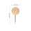 100Pièces Épingles Pousse Bois Beige Pour Décoration DIY 3