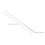 6Pcs White Plastic Bathroom Curtain Rods Adjustable for Shower 3