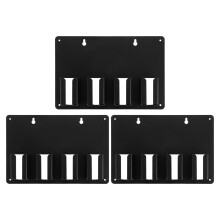 6PiĂšces Support Outils Noir Plastique Pour Salon Et Barbier