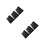 6Pièces Support Outils Noir Plastique Pour Salon Et Barbier 6