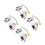 4Sets Infrared Sensor Toilet Flush Valve Kit ABS Material for Home Use 4