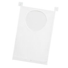 2Pcs Portable White Mesh Clothes Bag for Dorm & Bathroom Wall Hanging