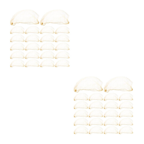 120Pièces Filets Dorés Pour Chignons Ballet Usage Et Scène 2