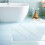6Pcs White Plastic Bathroom Curtain Rods Adjustable for Shower 6