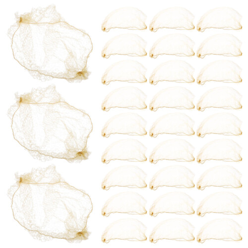 120Pièces Filets Dorés Pour Chignons Ballet Usage Et Scène 1