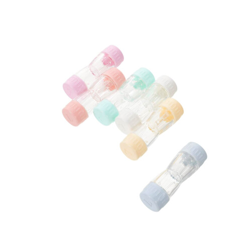 12Pcs Lightweight Contact Lens Cases Double Bottle Design 1