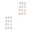 12Pcs Lightweight Contact Lens Cases Double Bottle Design 8