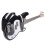 Gitarrrem Elgitarr Basremmar Mjuka Justerbara Akustiska Gitarrrem Svart+Vit 6