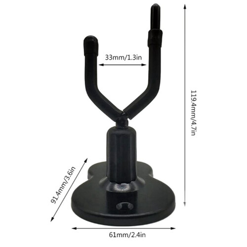 3Pcs Violin Wall Mount Hanger with Bow Hook Violin Stand for Violin and Viola 2