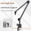 Support de Microphone RéGlable à Suspension Lourde, Bras de FlèChe à Ciseaux, Support de Microphone à Condensateur USB 5