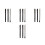 12Pièces Stylos Plume Rechargeables Souple 6