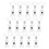 42Pcs Clear Double Sided Sign Clips Adjustable Rotatable Label Holders 1