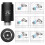 Tuya  ZigBee Radiator Actuator TRV Programmable Thermostatic Radiator Valve App Remote Black 4