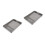 2Pcs Grey ABS Paint Trays for Painting Storage Plastic Organizer Tray 3