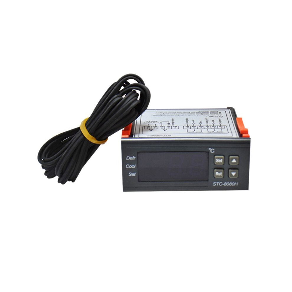 Stc-8080H Temperature Controller Refrigerator Thermostat Digital Display Microcomputer Temperature Controller 220V 6033286402897
